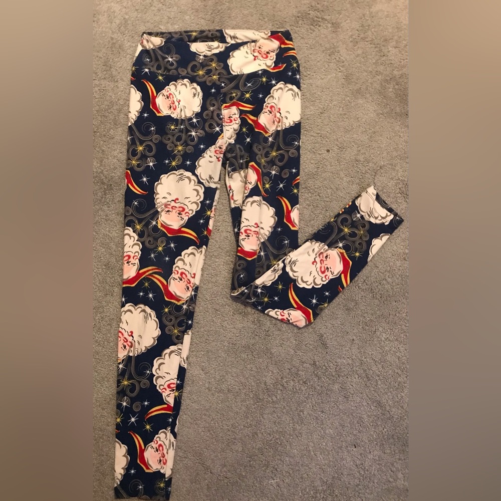 Santa Claus Christmas leggings